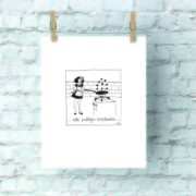 001 BALLETJES ad muur Theresa ill